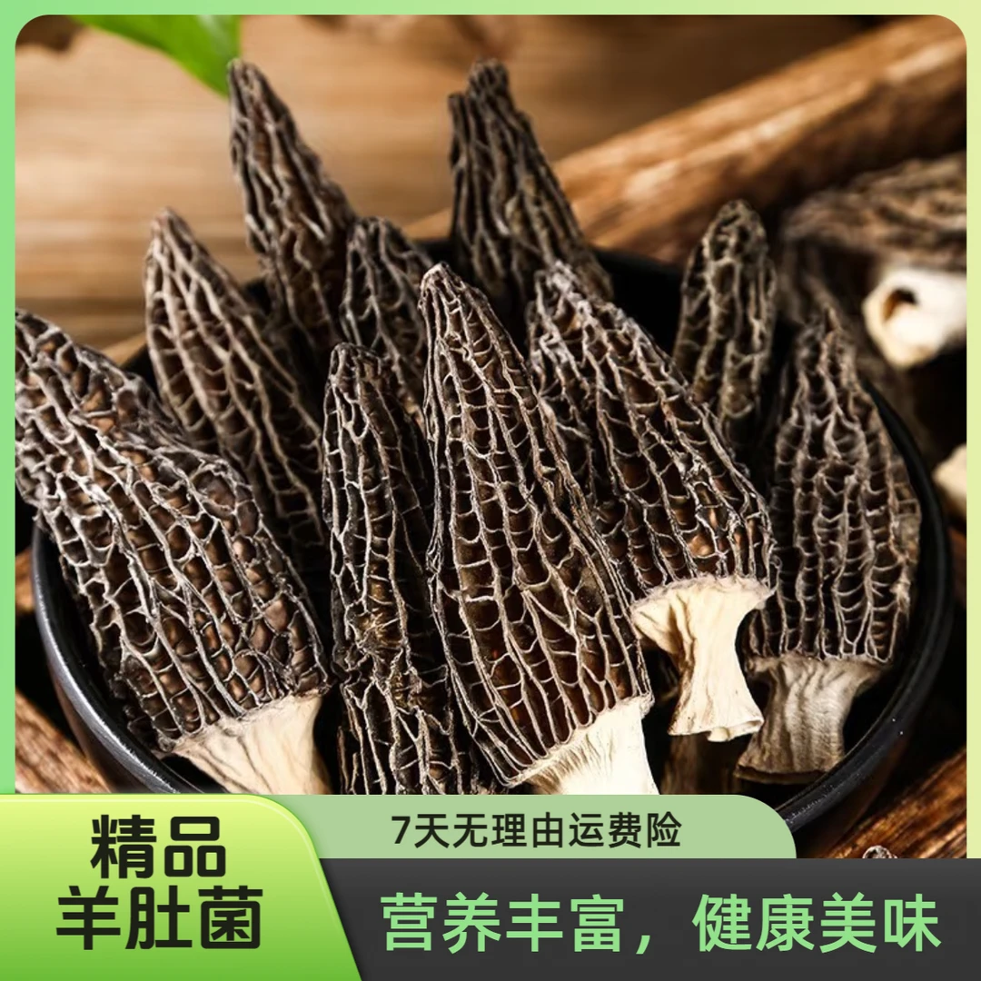 【精品头茬】高山头茬羊肚菌干货 头茬肉厚 煲汤佳品