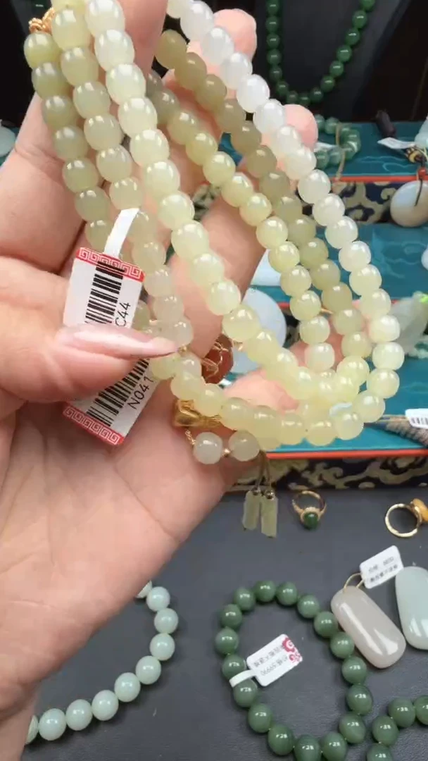 和田玉未镶嵌颈饰项链gc44-d