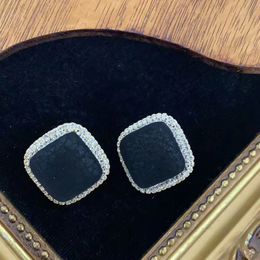 铜合金珐琅耳饰 欧若假日风复古宫廷269