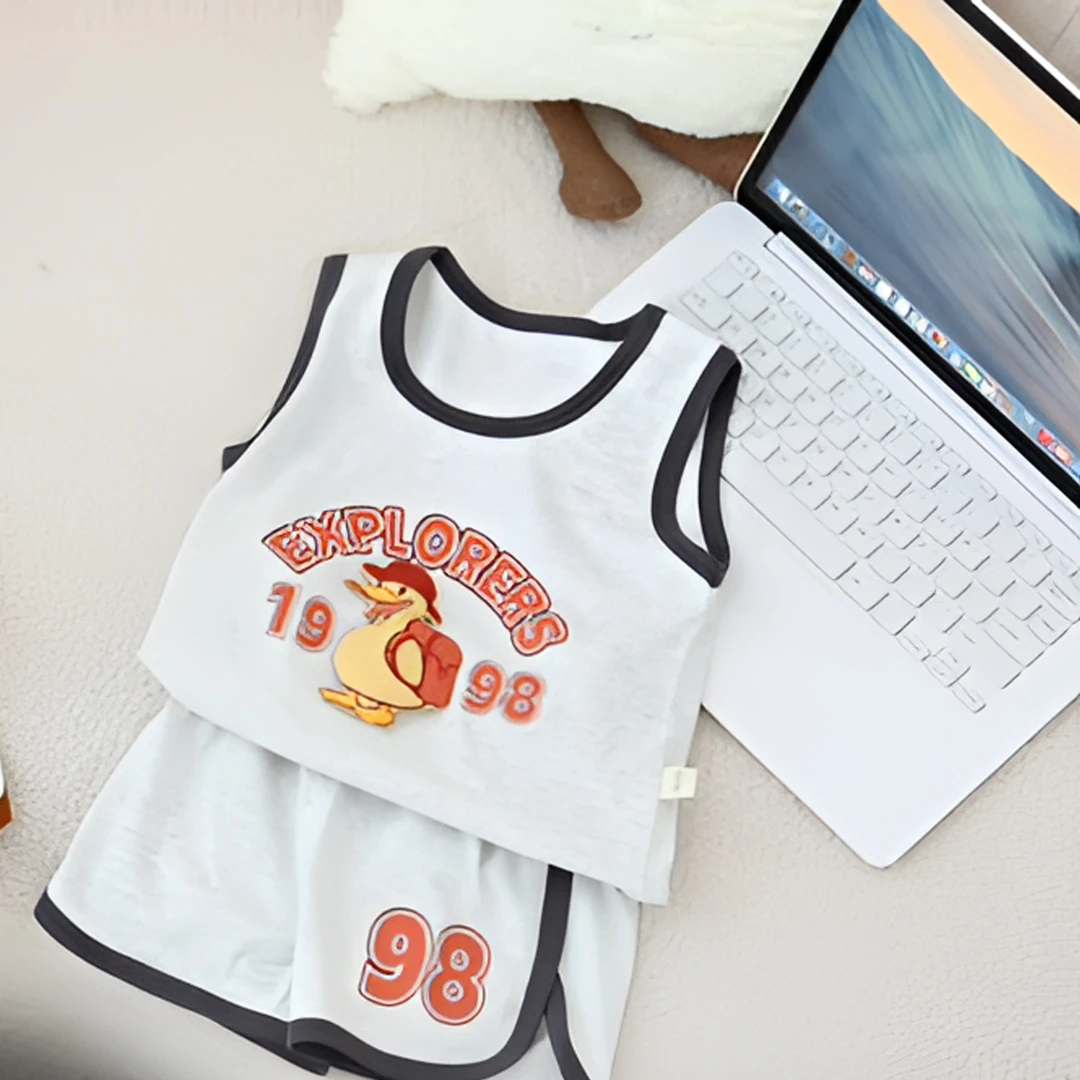 棒棒熊华哥尔背心套装