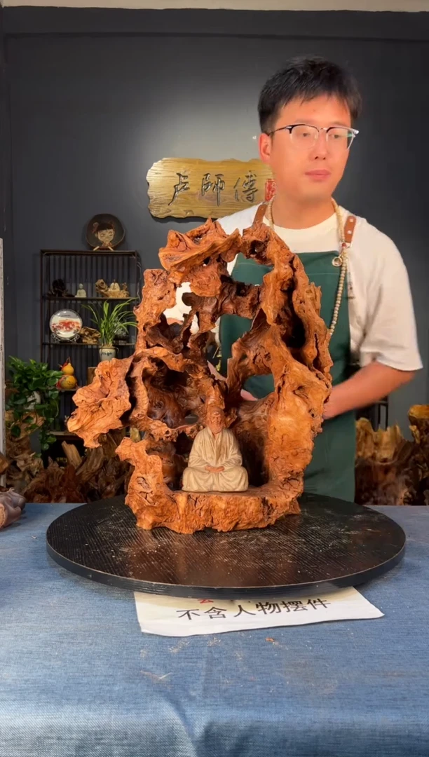 木 卢师傅根艺作品（不包含人物摆件）