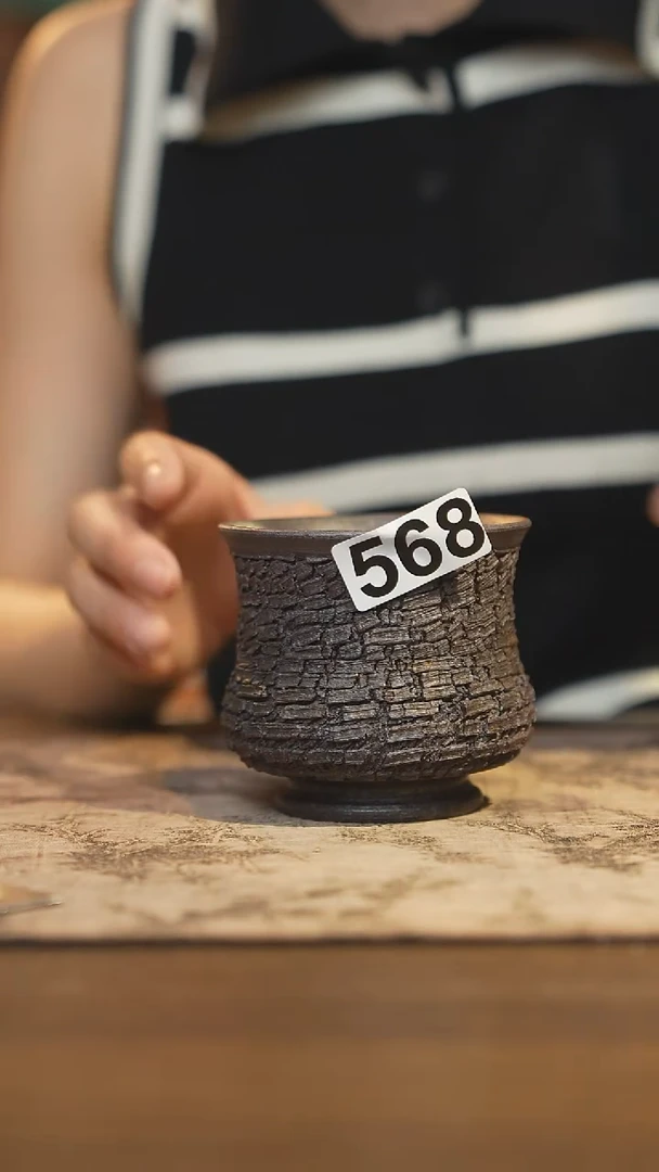 陶瓷茶器茶具主人杯568微瑕