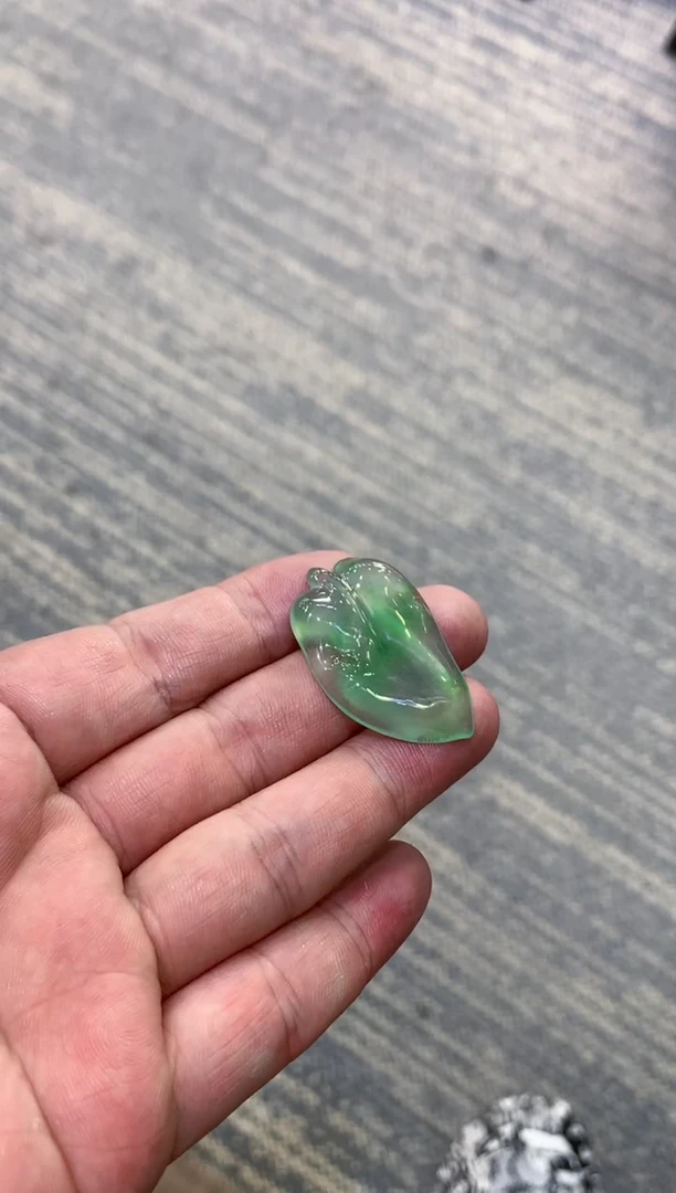 颈饰未镶嵌翡翠天然A货翡翠