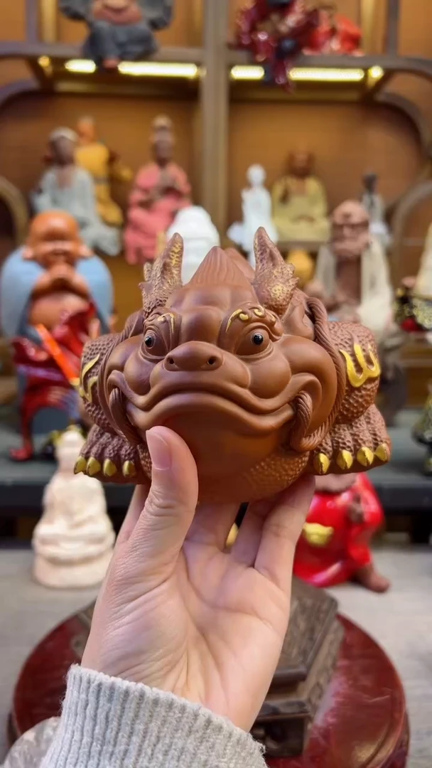 【闪购商品】紫砂茶宠器闵茶宠摆件