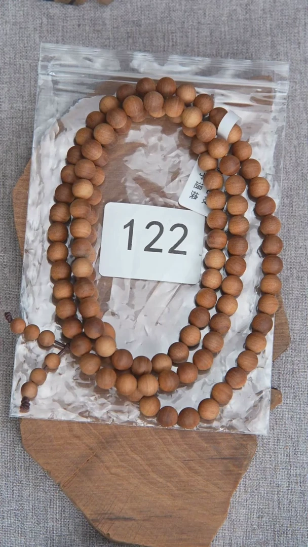 檀香木手串/手链46号料黑横08*108醇厚奶甜122