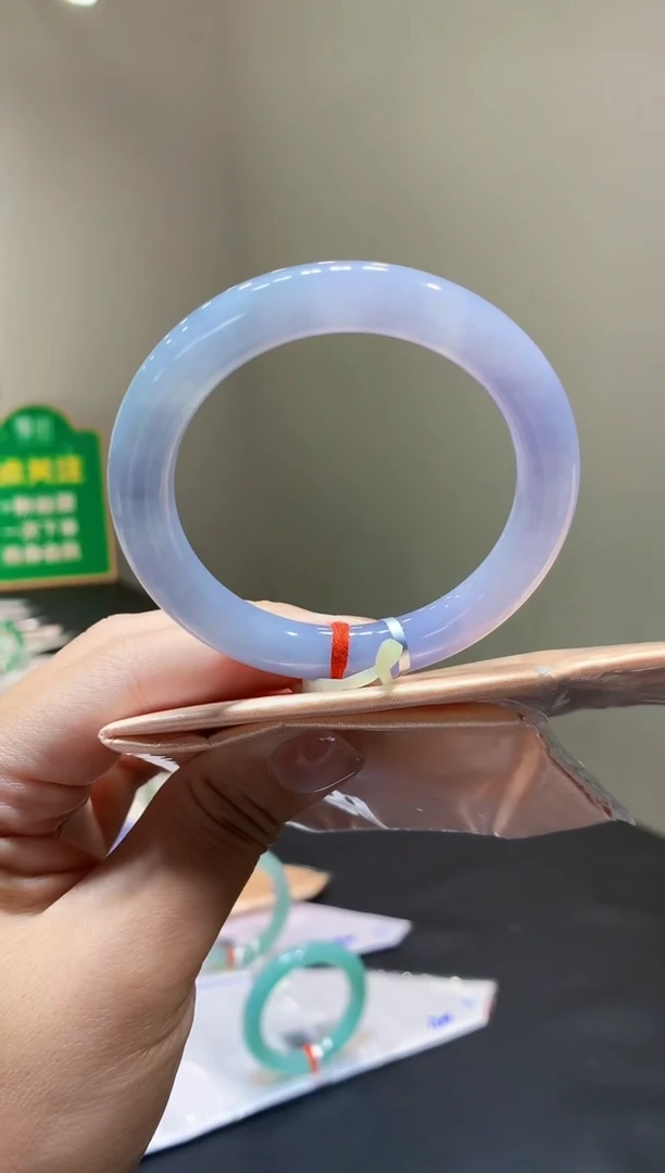 未镶嵌手镯翡翠K21天然A货缅甸翡翠53.4