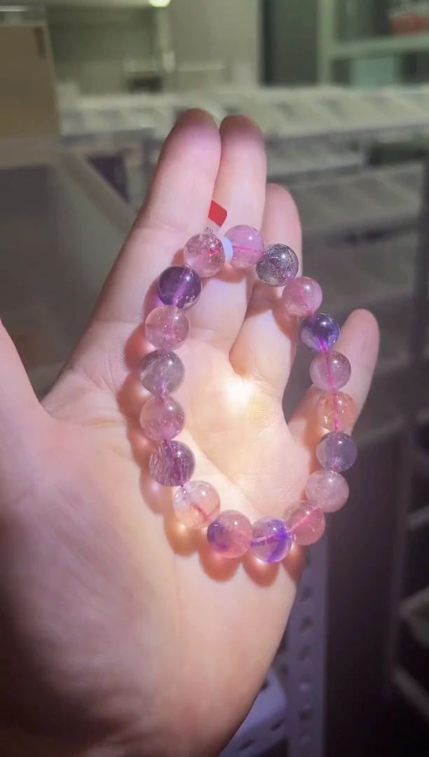 水晶手串未镶嵌超七手串11m+  M54310X