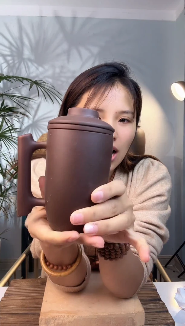 泗水砭石五色土纯手工柴烧滤芯杯（450ML）