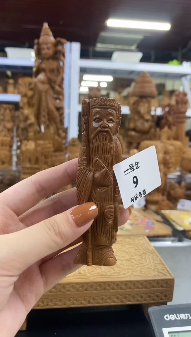檀香木其他工艺品寿星 33克 1号仓9