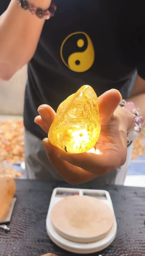 水晶珠宝半成品未镶嵌手把件353