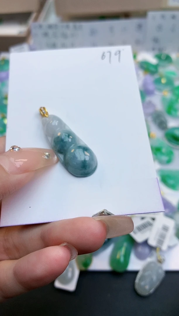 颈饰未镶嵌翡翠天然缅甸A货翡翠