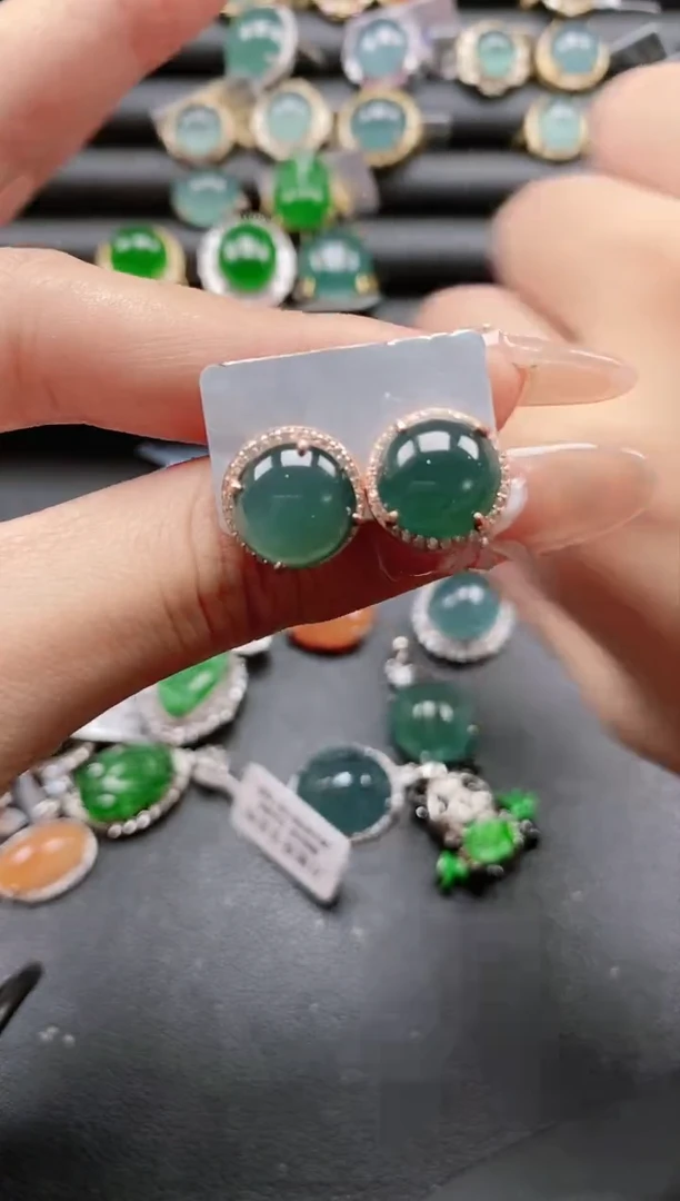 【闪购商品】翡翠戒指银S925镶嵌51511