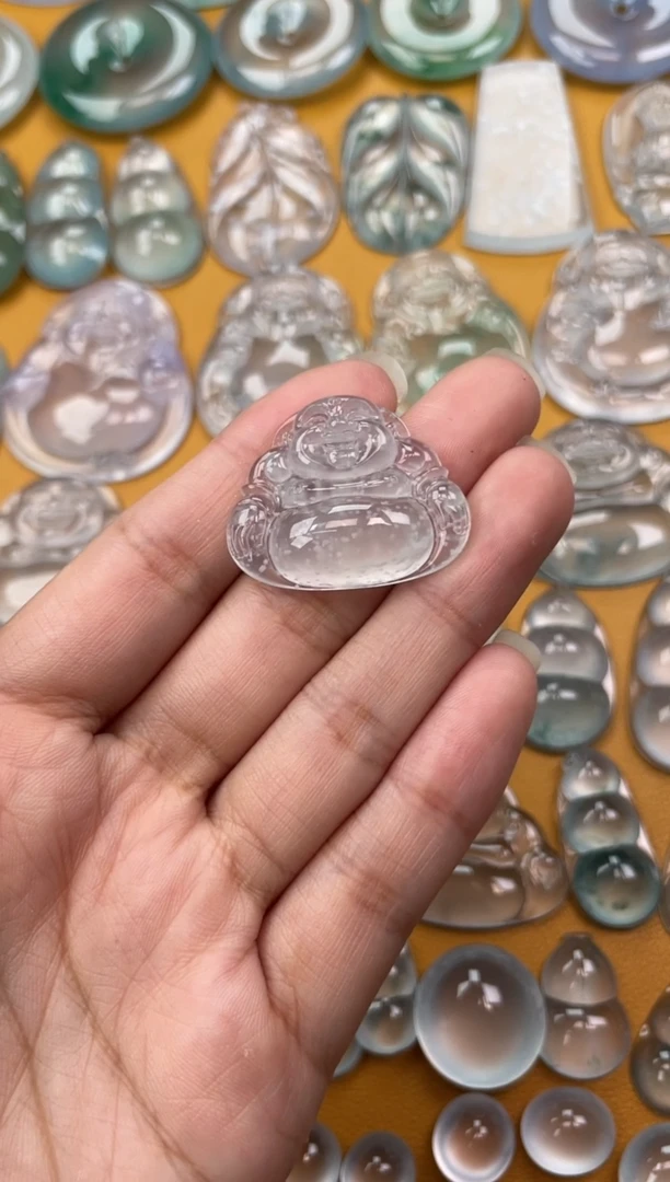 翡翠未镶嵌吊坠(不含链)佛公23 29 7/2