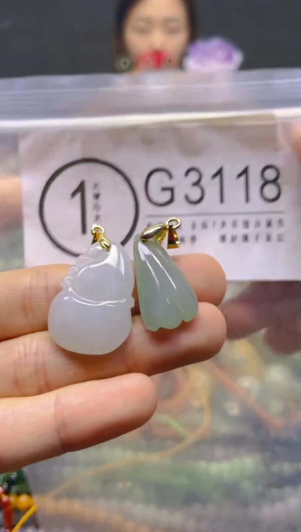 颈饰未镶嵌翡翠/G/翡翠A货，一件也是批发价