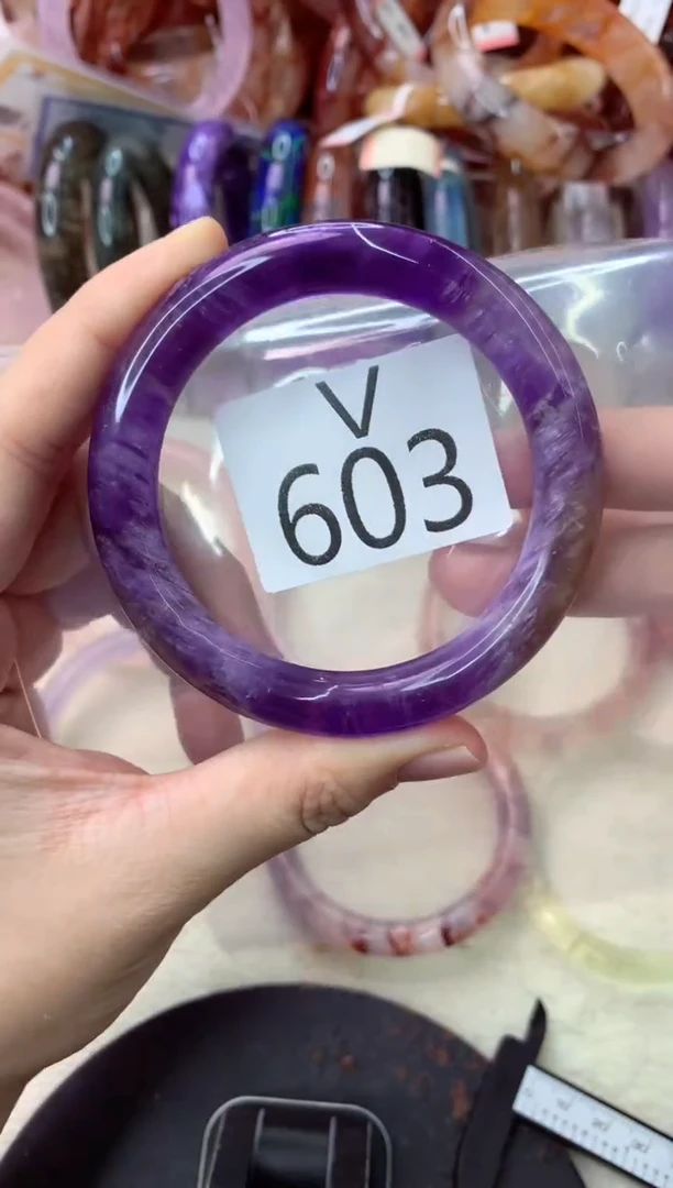 未镶嵌手镯水晶V603-54