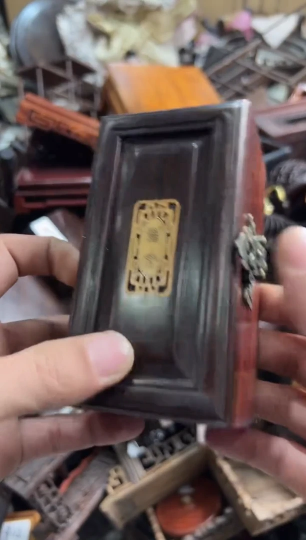 【闪购商品】木749底座花架盒子处理