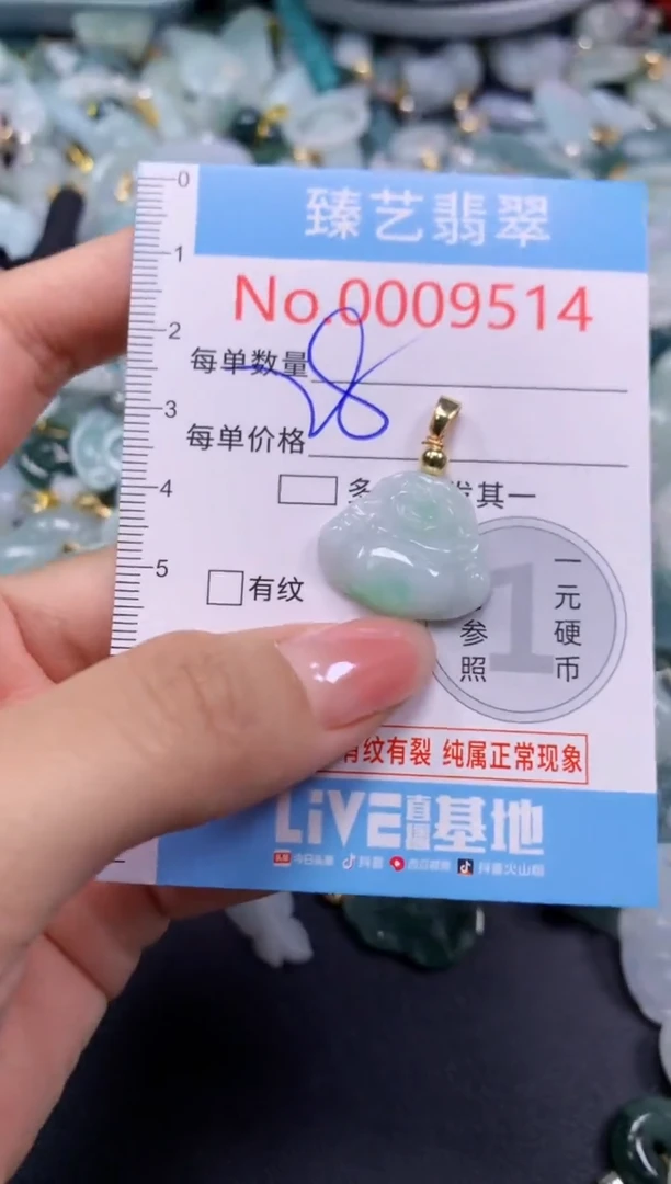 颈饰未镶嵌翡翠9514