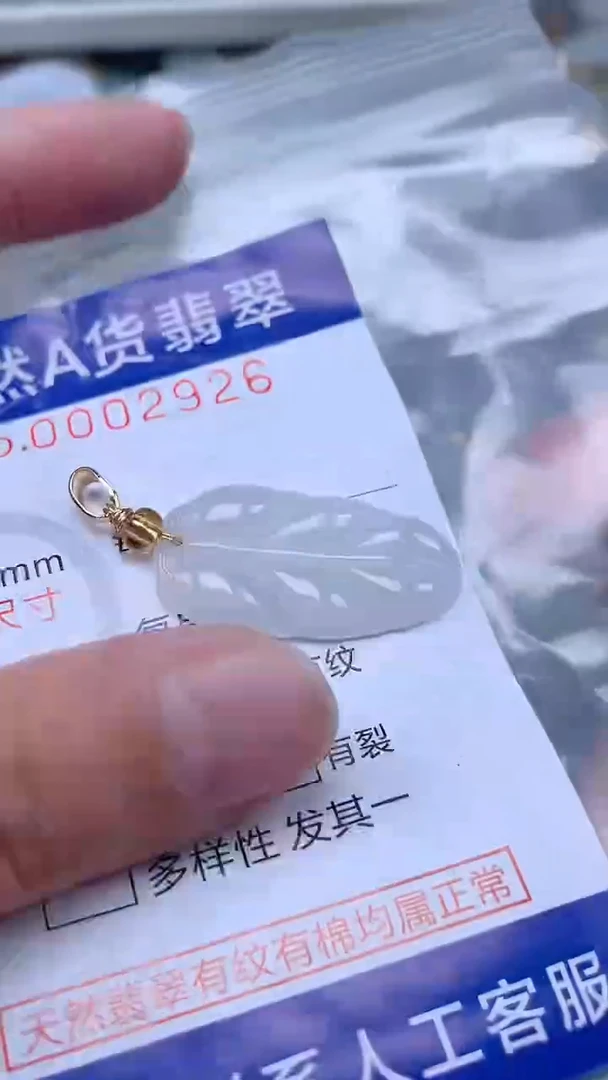 翡翠未镶嵌吊坠(不含链)1