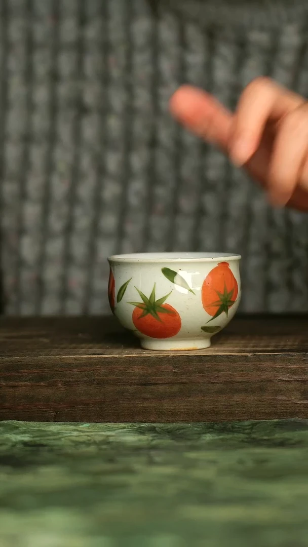 陶瓷青诗集手工手绘瓷器