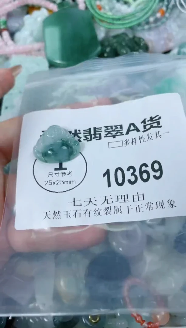 翡翠未镶嵌颈饰10369