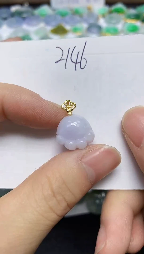 翡翠未镶嵌颈饰天然缅甸翡翠A货