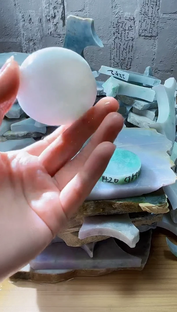 裸石翡翠天然翡翠A货石 南 355