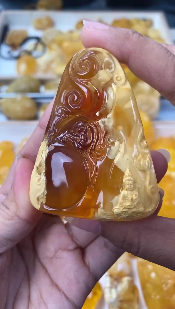未镶嵌琥珀裸石天然琥珀蜜蜡