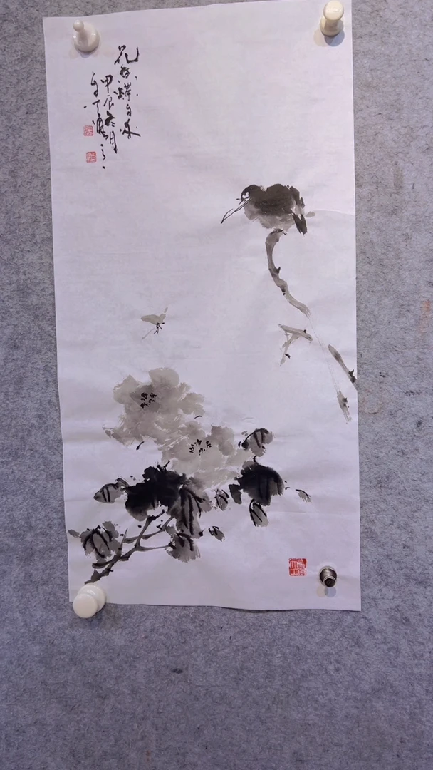 【闪购商品】国画张自学水墨作品16
