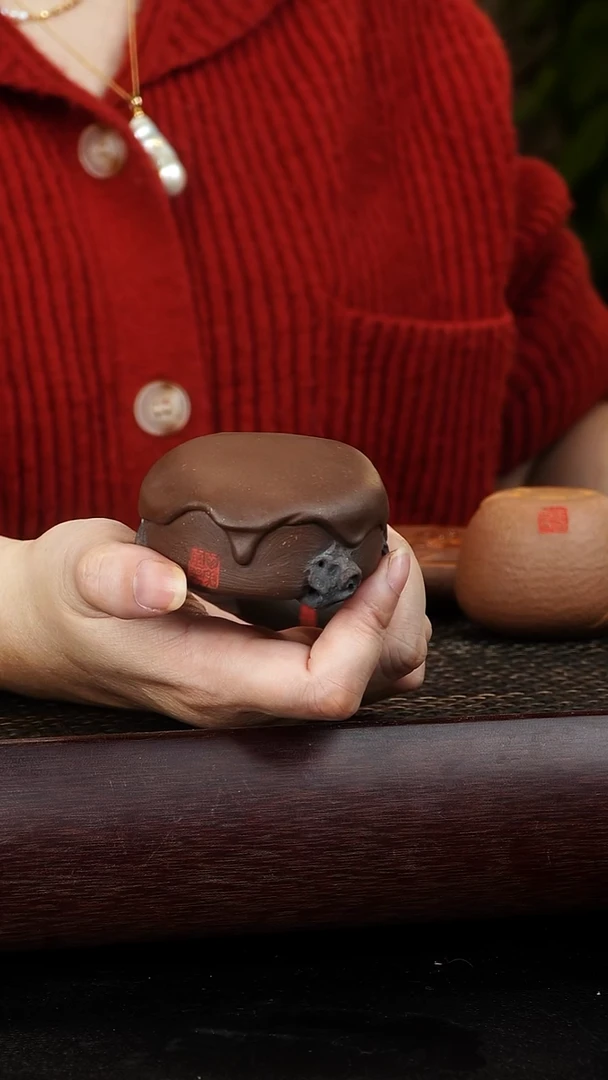 紫砂茶宠茶宠小盖置