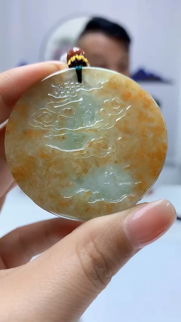 【闪购商品】定制翡翠未镶嵌4969ms-毛货194佛赠珠链