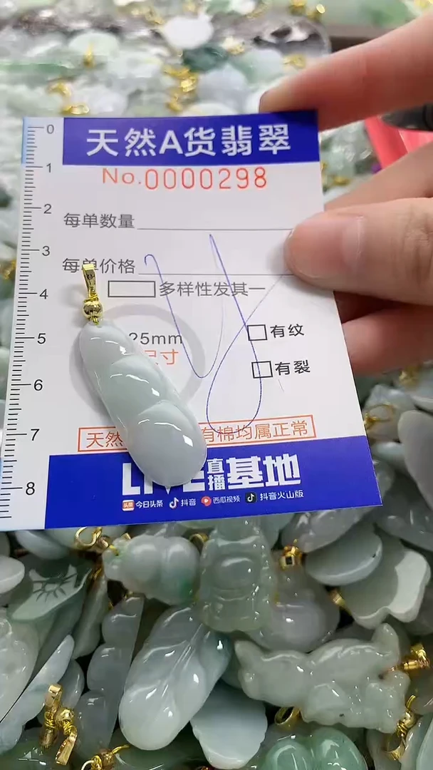 颈饰未镶嵌翡翠纯天然a货翡翠