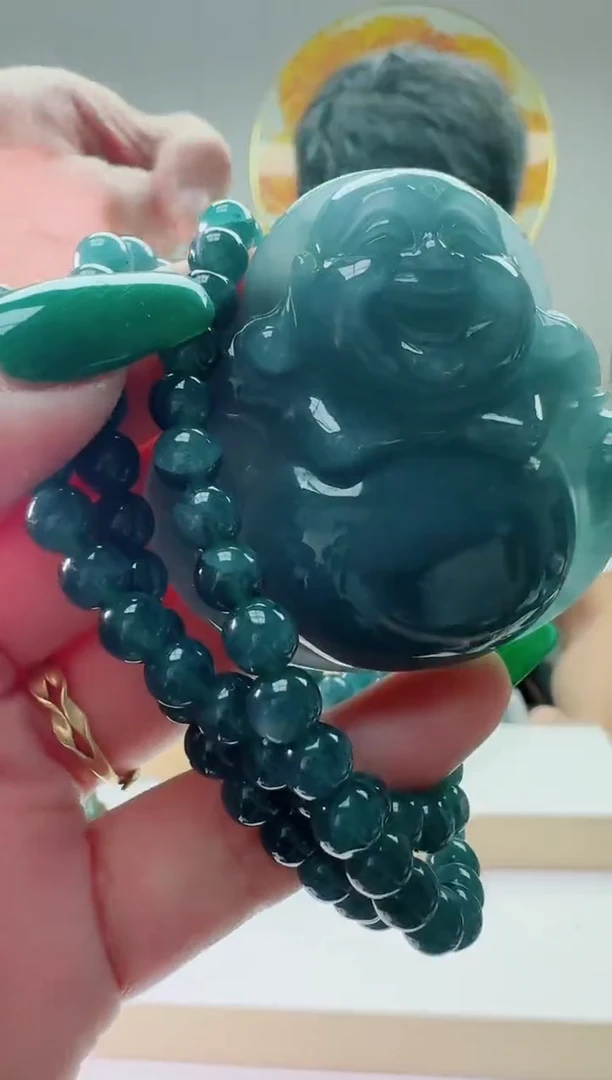 翡翠未镶嵌颈饰多样性随机发其一
