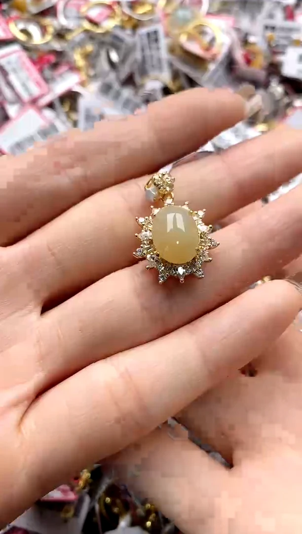 【闪购商品】翡翠戒指银S925镶嵌222222---7