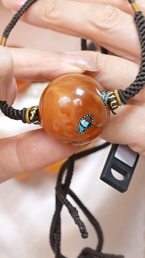 蜜蜡颈饰未镶嵌2382天然蜜蜡珠宝奇石云端妖孽石膏蜡全部保真