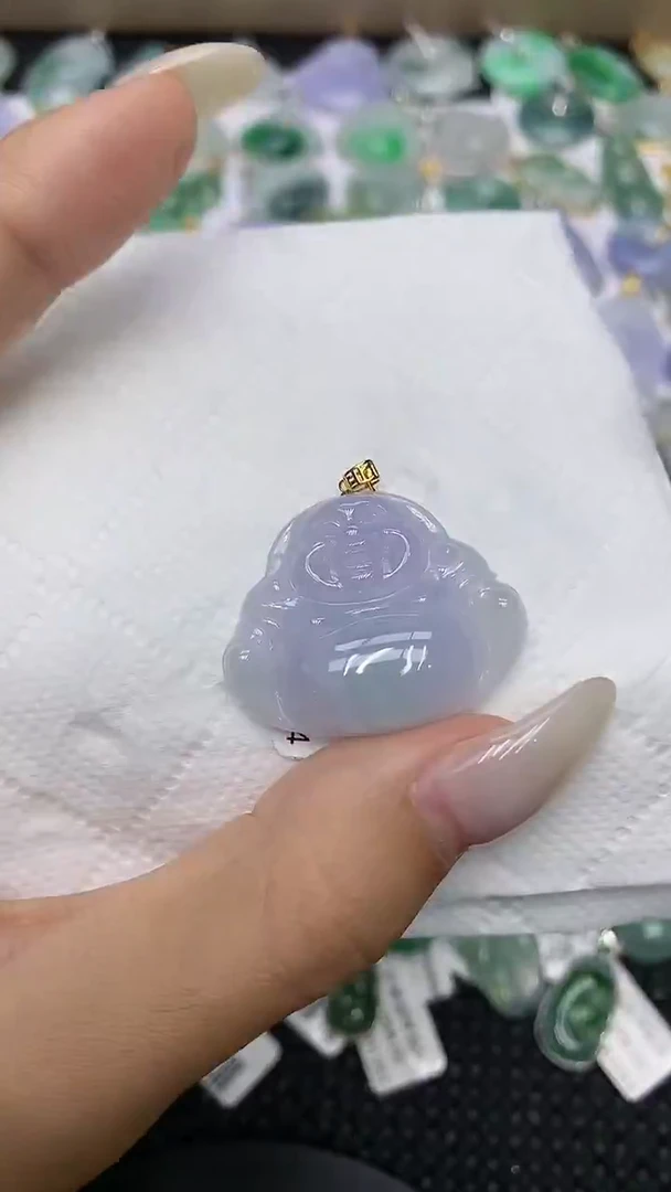 颈饰18K金镶嵌翡翠1