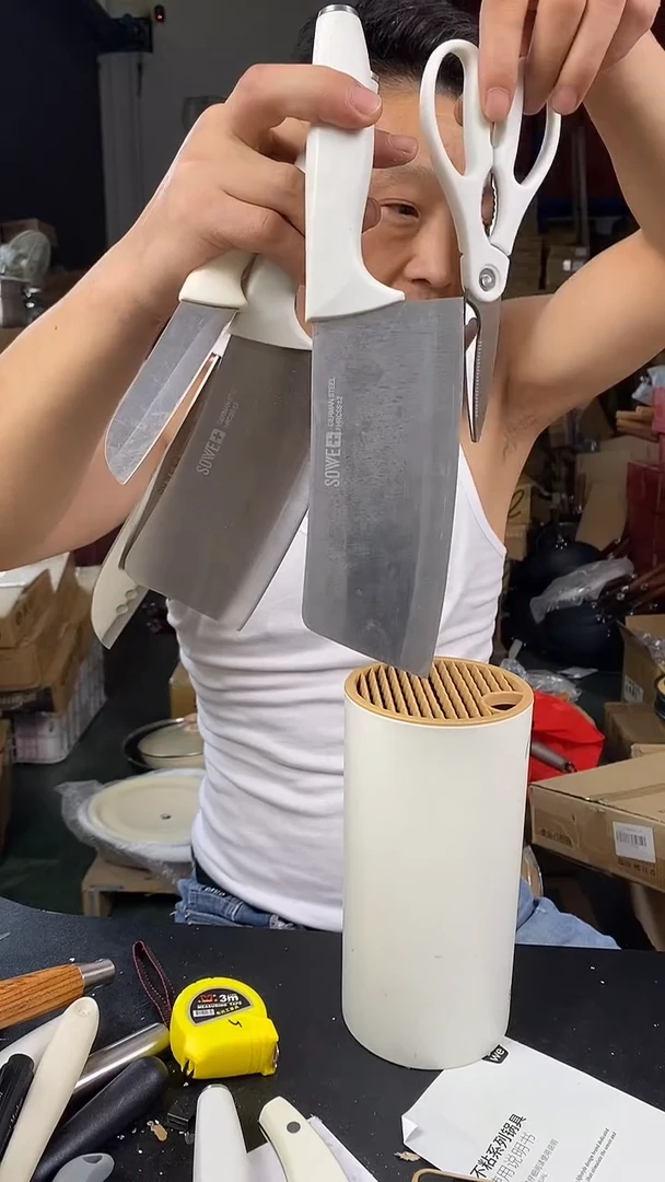 食品级塑料1素味象牙白套装