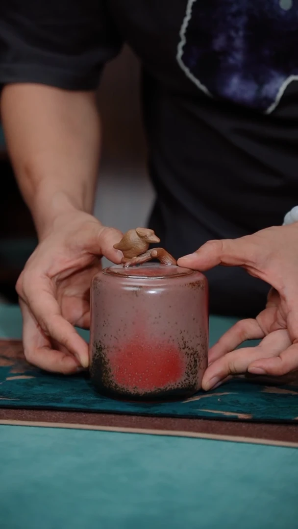 瓷片55-1陈俊才茶叶罐（简包）