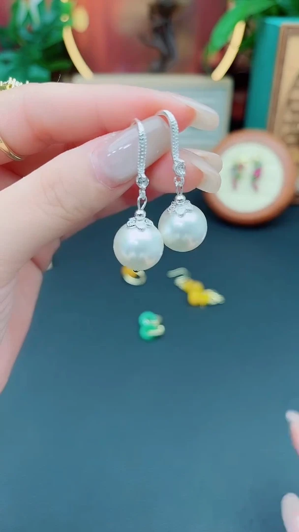 耳饰未镶嵌拼合珍珠（马贝珠）239000