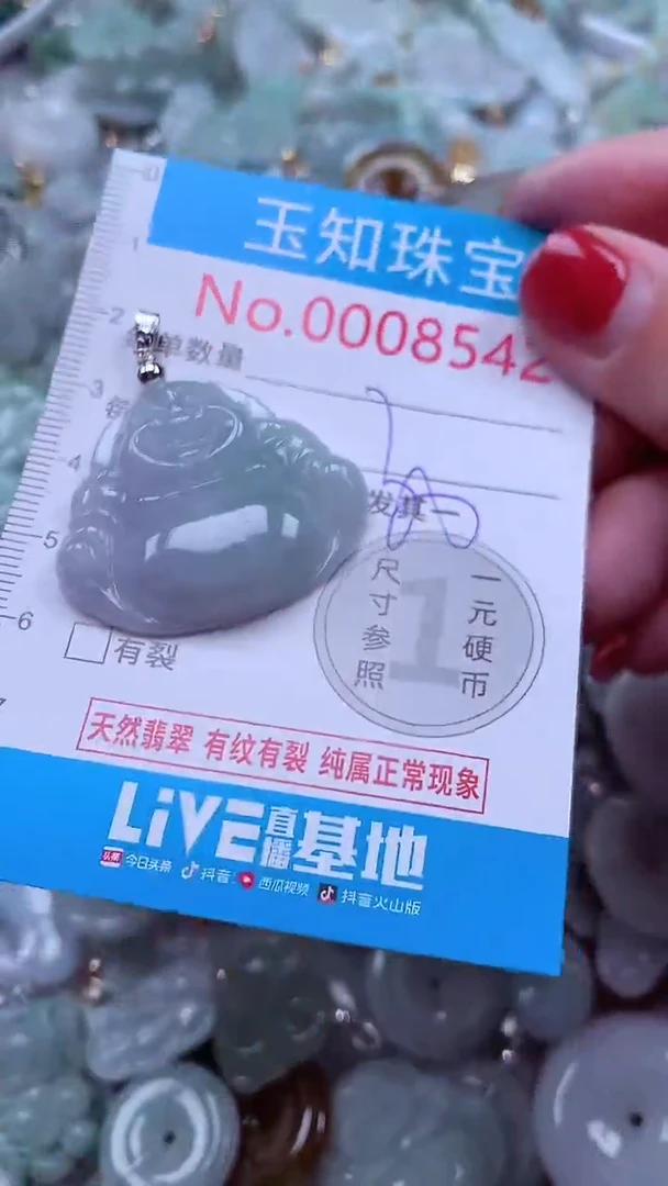 吊坠(不含链)未镶嵌翡翠8542