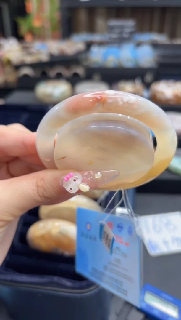 未镶嵌手镯石英质玉331(57圈赠送镯心)