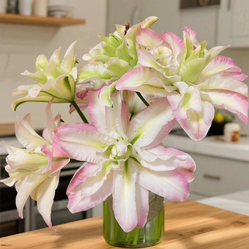 （糖果）重瓣香水百合浓郁鲜花东北发货居家优选香水百合百合鲜花