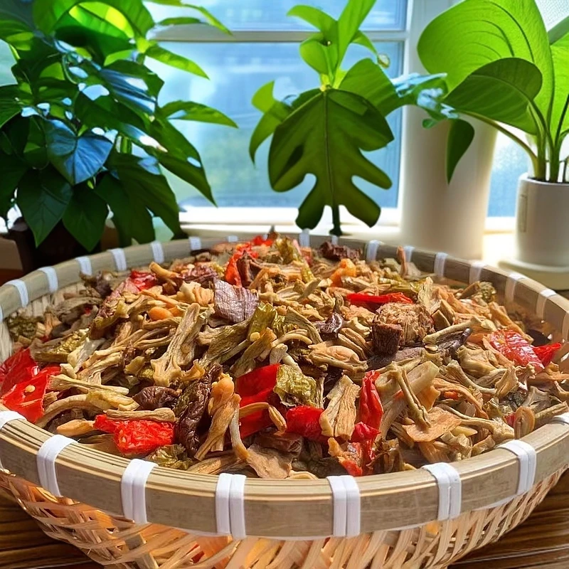 湖南特产坛子菜混合扎菜豆角刀豆茄子邵阳扎菜农家传统杂菜开胃