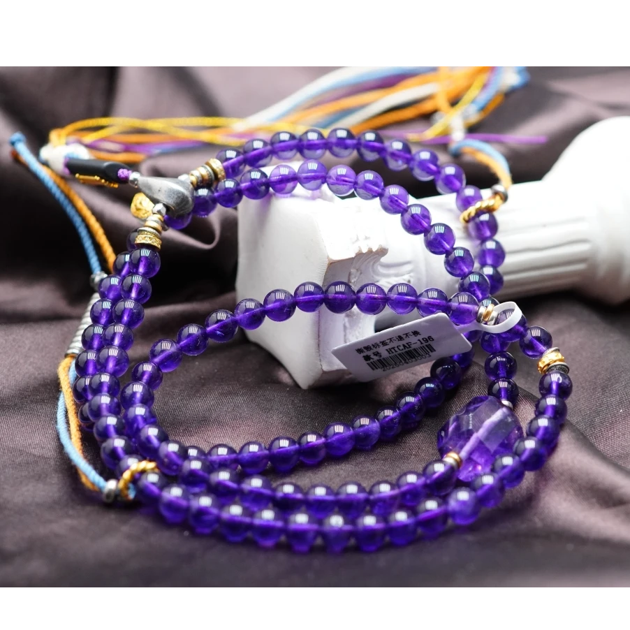 S925紫水晶项链6+ G060801