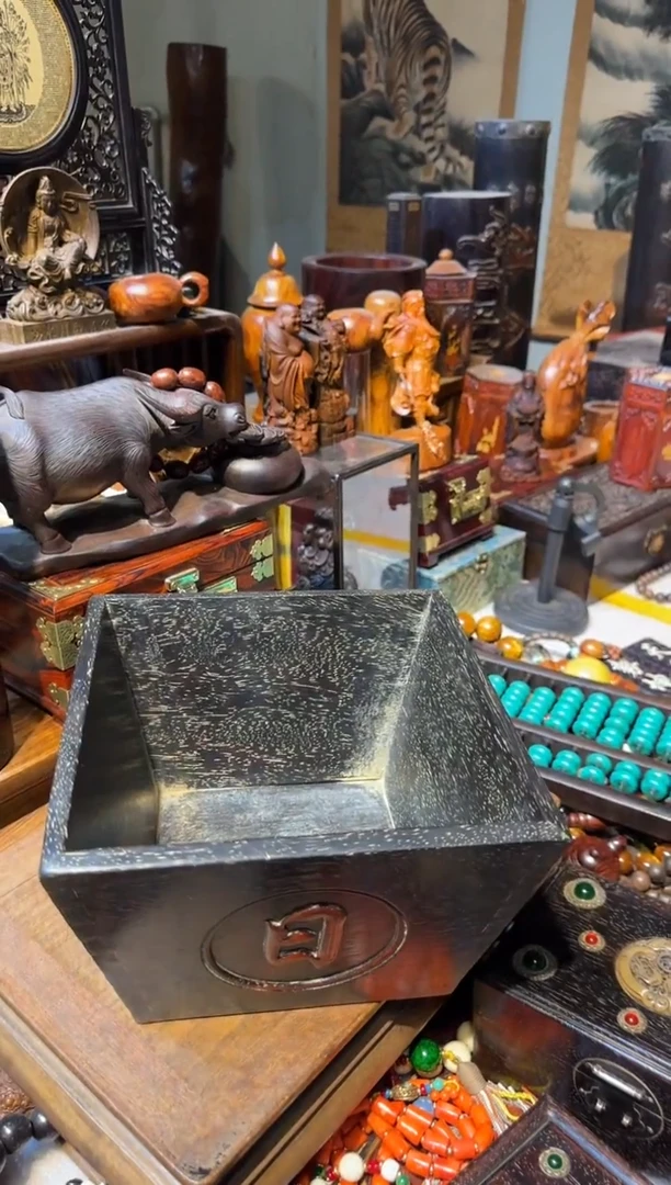 木紫檀   日进斗金  米斗