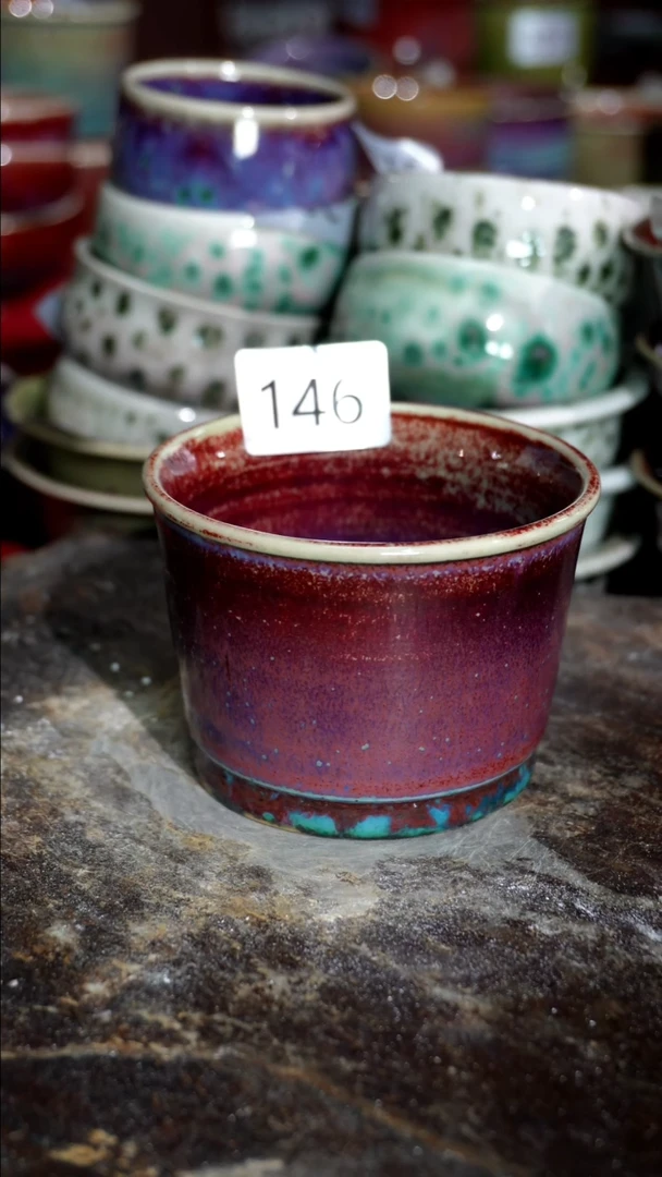 摆件精品窑变钧瓷茶器