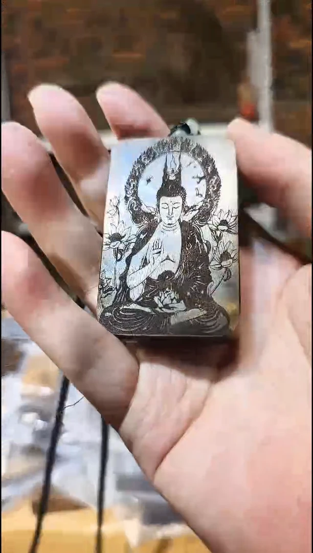 金丝楠无事牌手把件
