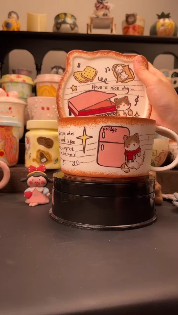摆件B061文创手绘陶瓷