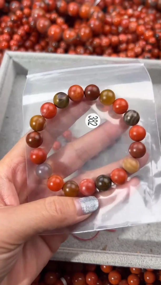 未镶嵌手串南红玛瑙10+