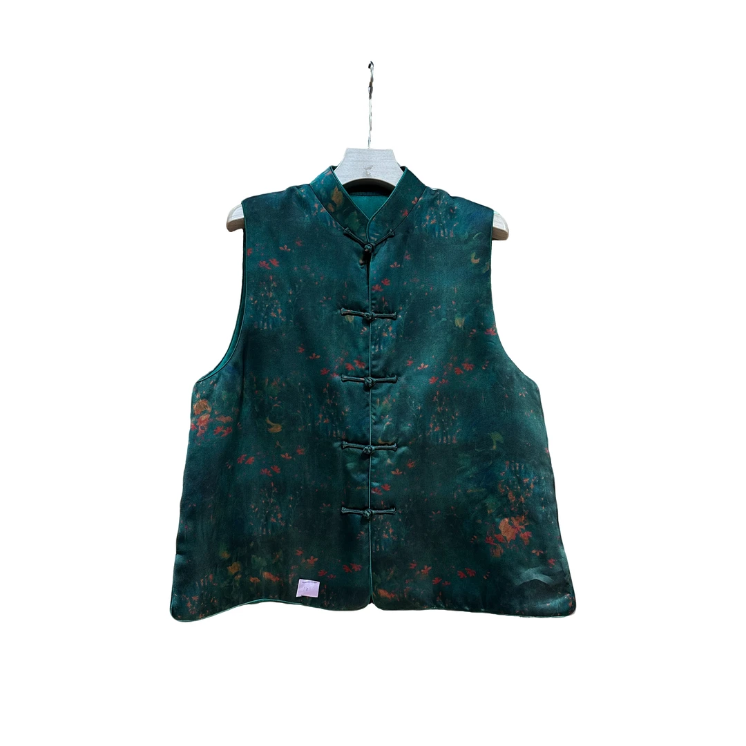 【香云纱多款】冬季薄款加棉马甲