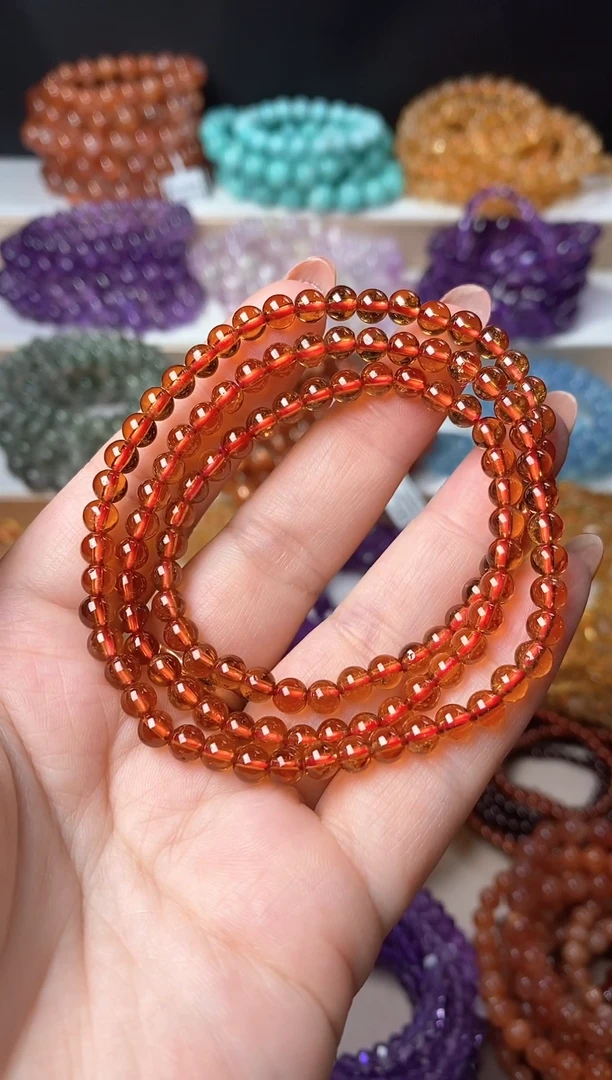 未镶嵌手链石榴石23